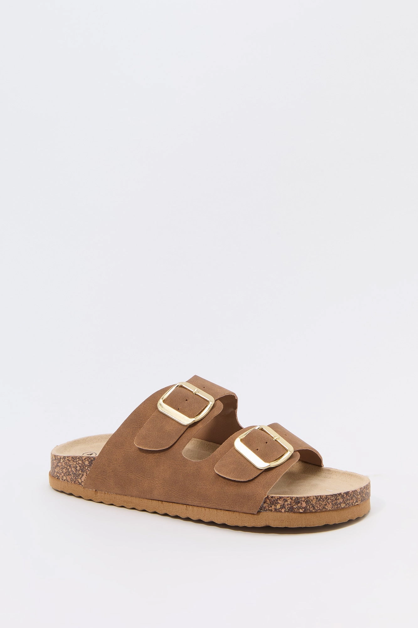 Girls Double Buckle Cork Sandal