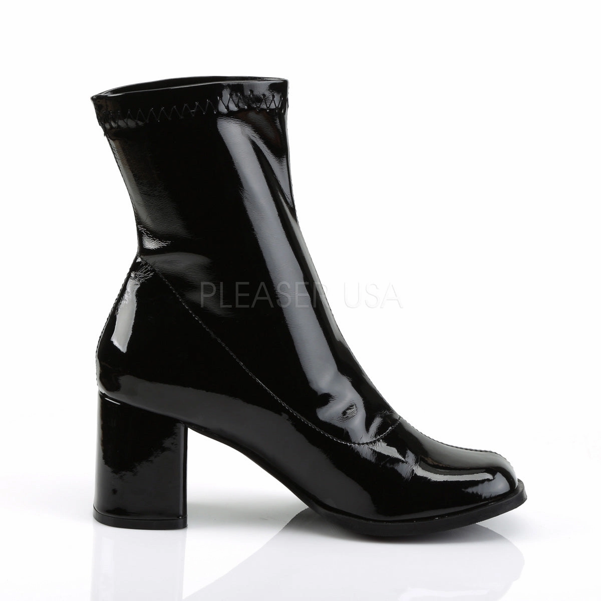 GOGO-150  Black Str Patent