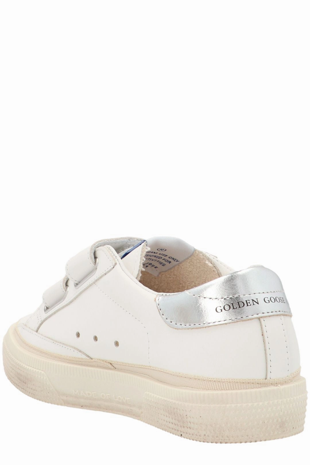 Golden Goose Kids Star Patch Round Toe Sneakers