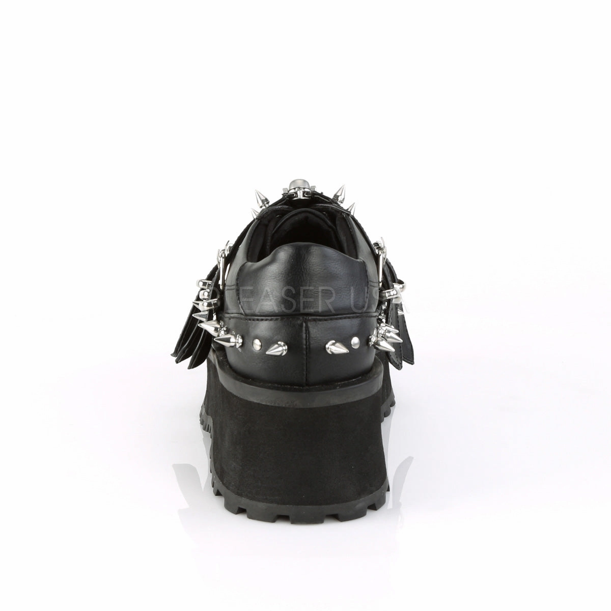 GRAVEDIGGER-03  Black Vegan Leather