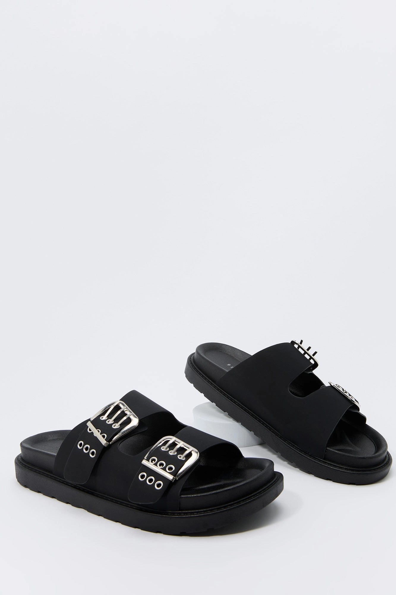 Grommet Buckle Sandal