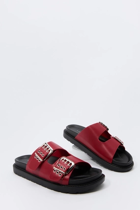 Grommet Buckle Sandal