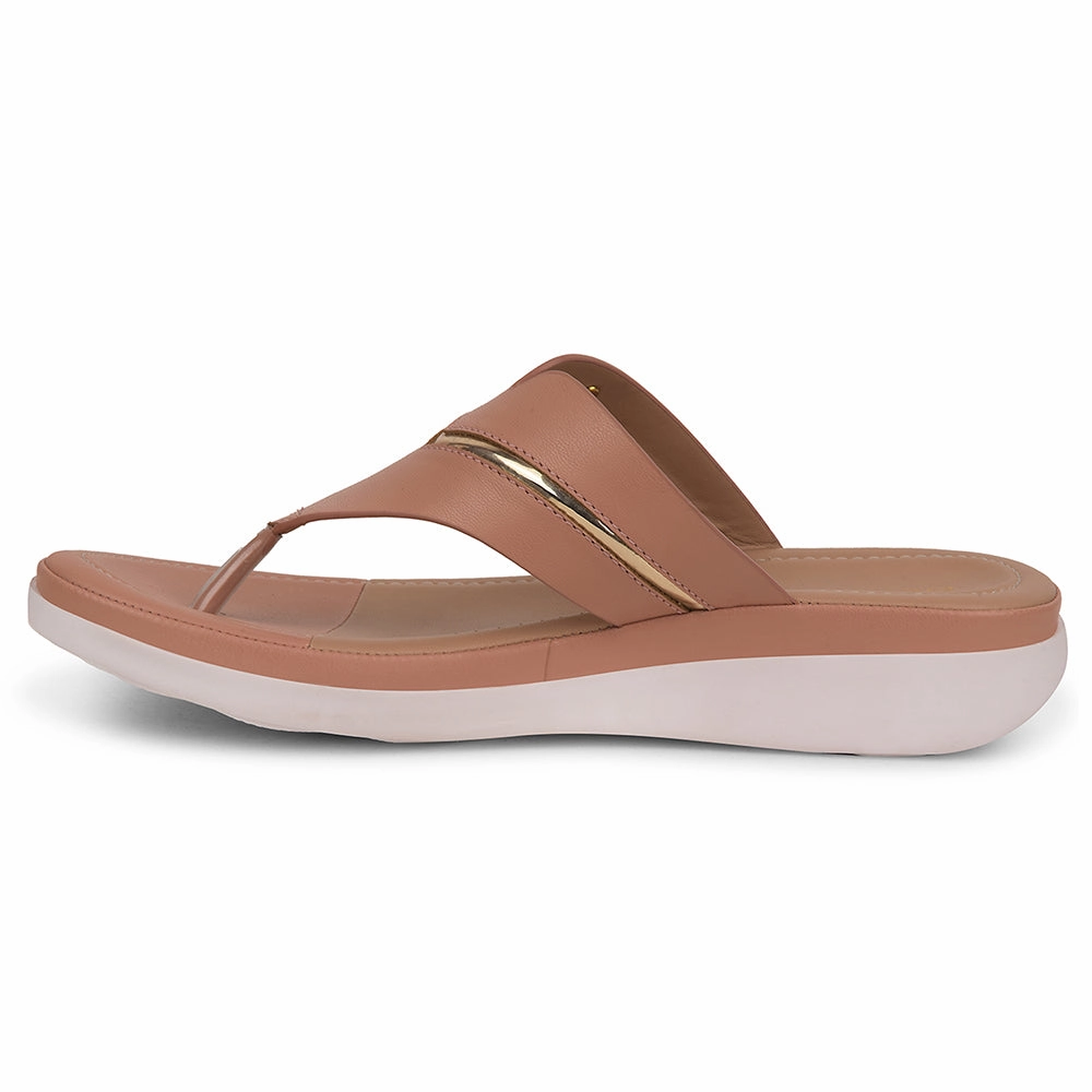 Healers Peach Casual Slipper For Women JFL-33 By Liberty