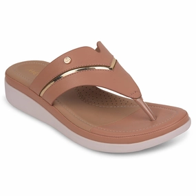 Healers Peach Casual Slipper For Women JFL-33 By Liberty