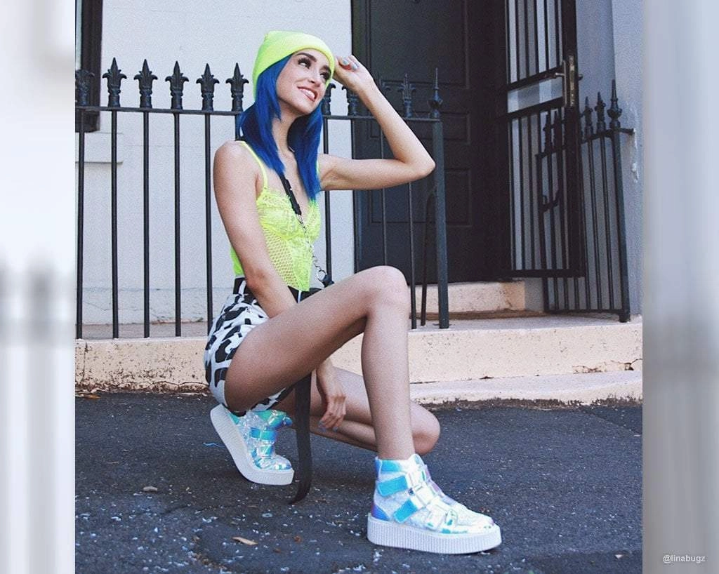 Ice Iridescent High Top Casbah Creeper