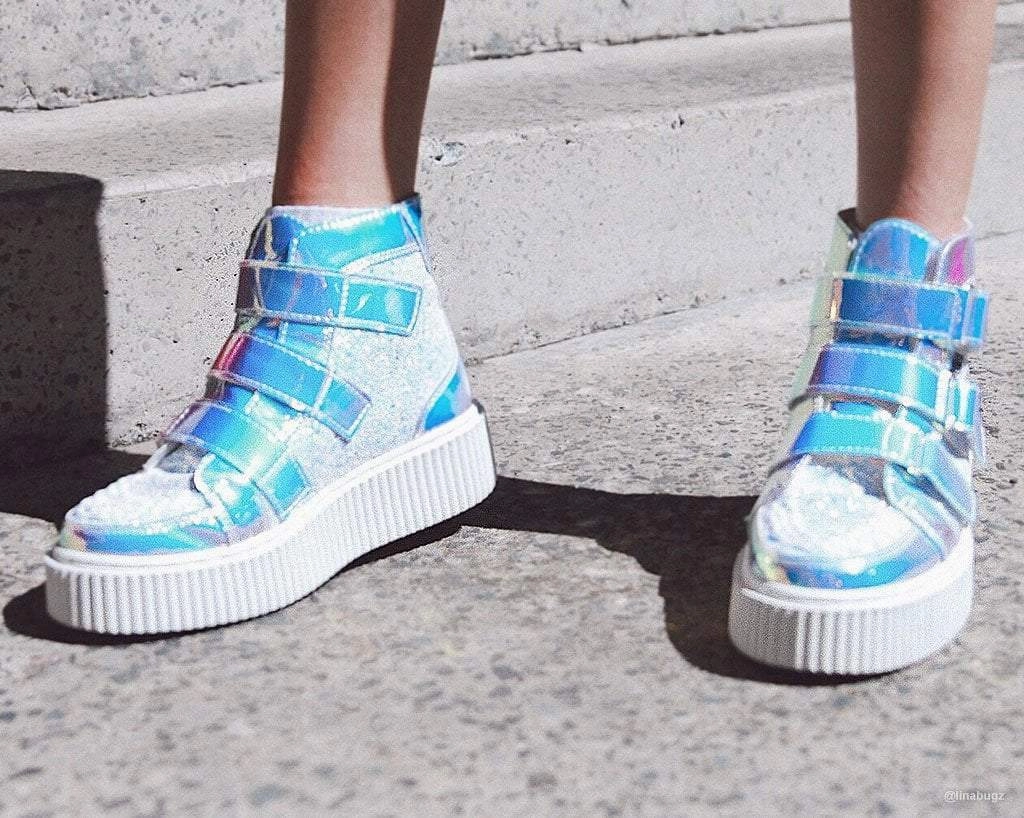 Ice Iridescent High Top Casbah Creeper