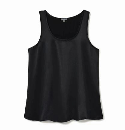 Laura Satin Cami with Gathered Back