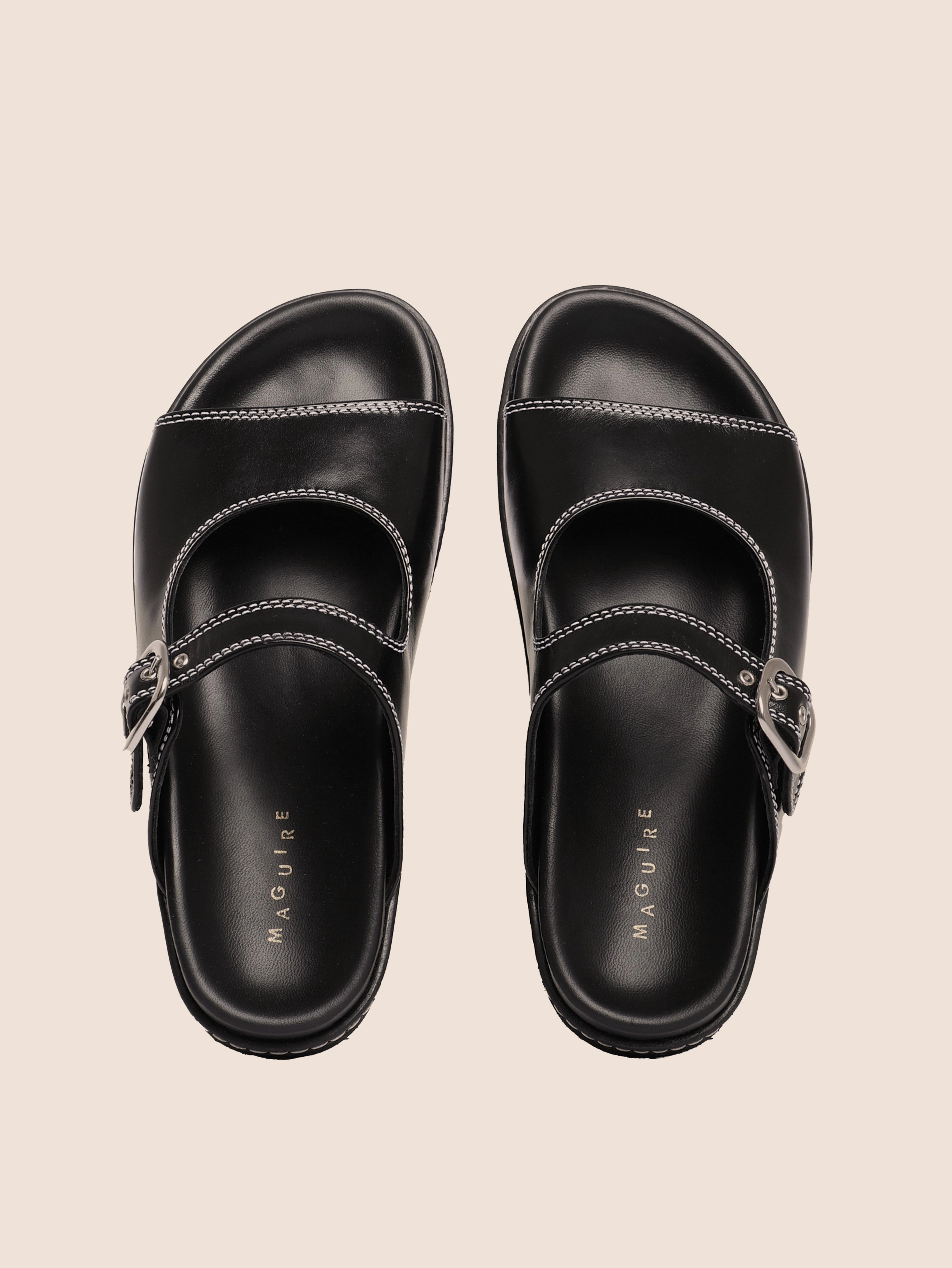 Madeira Black Sandal