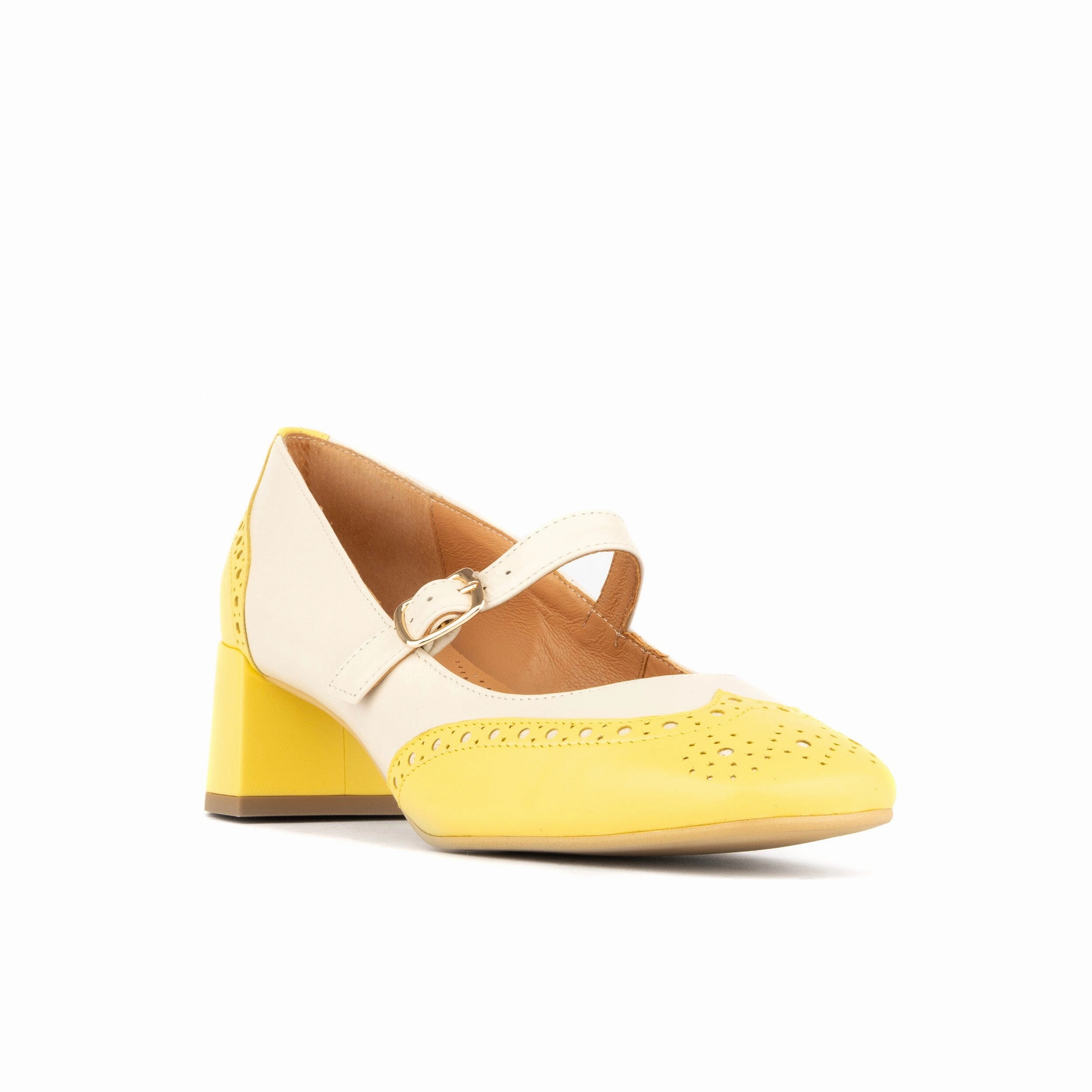 Mary Antoinette - Yellow & White Pastel