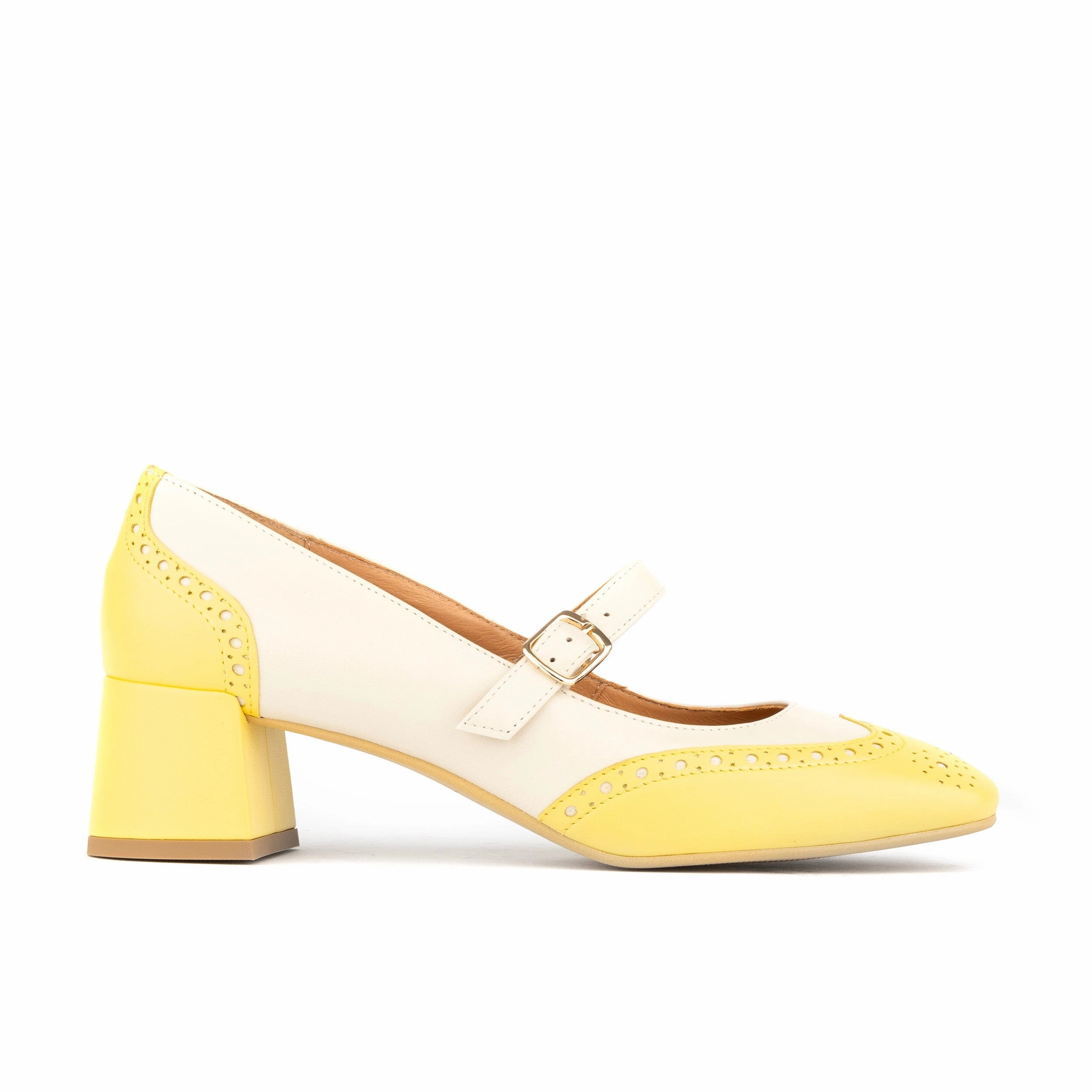 Mary Antoinette - Yellow & White Pastel