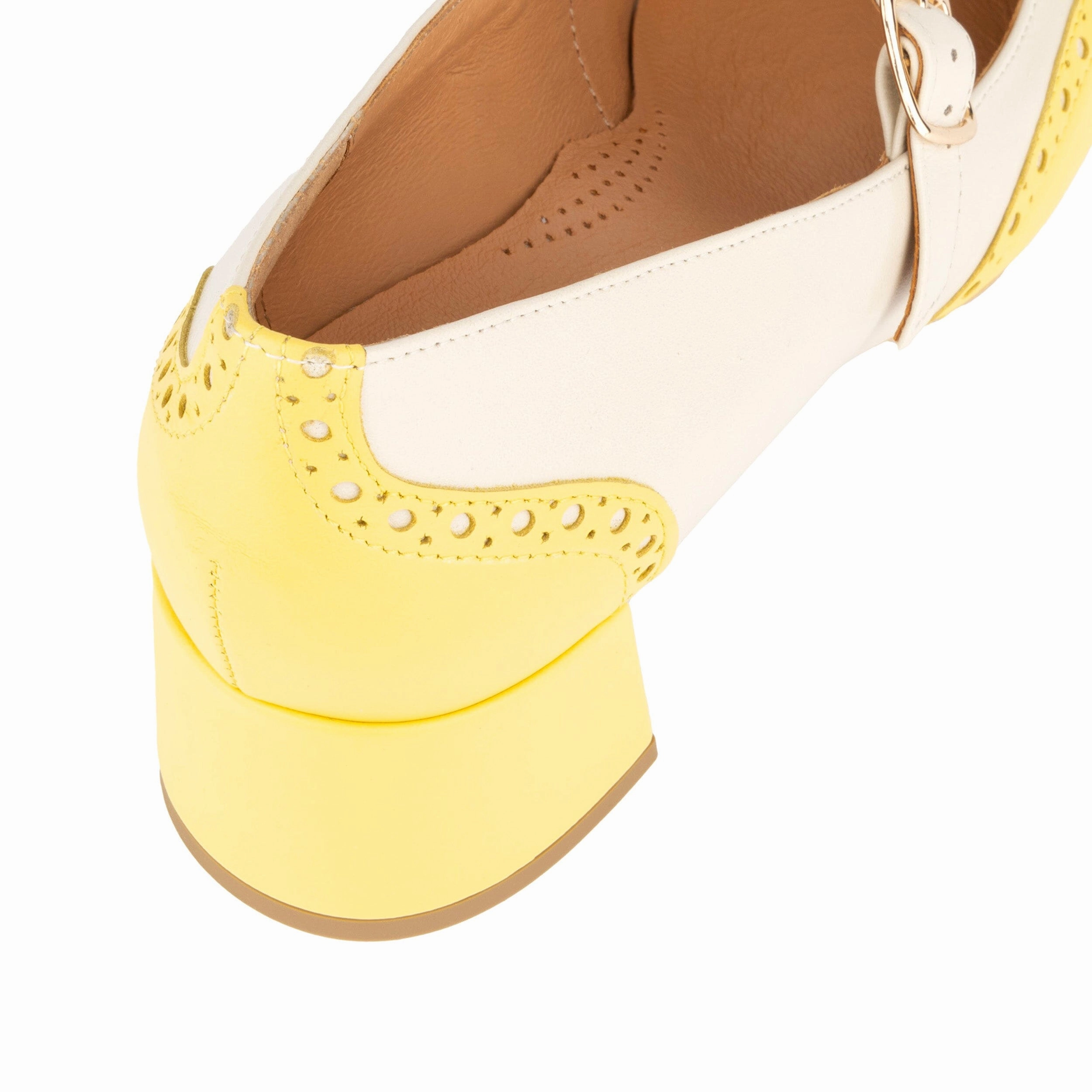 Mary Antoinette - Yellow & White Pastel
