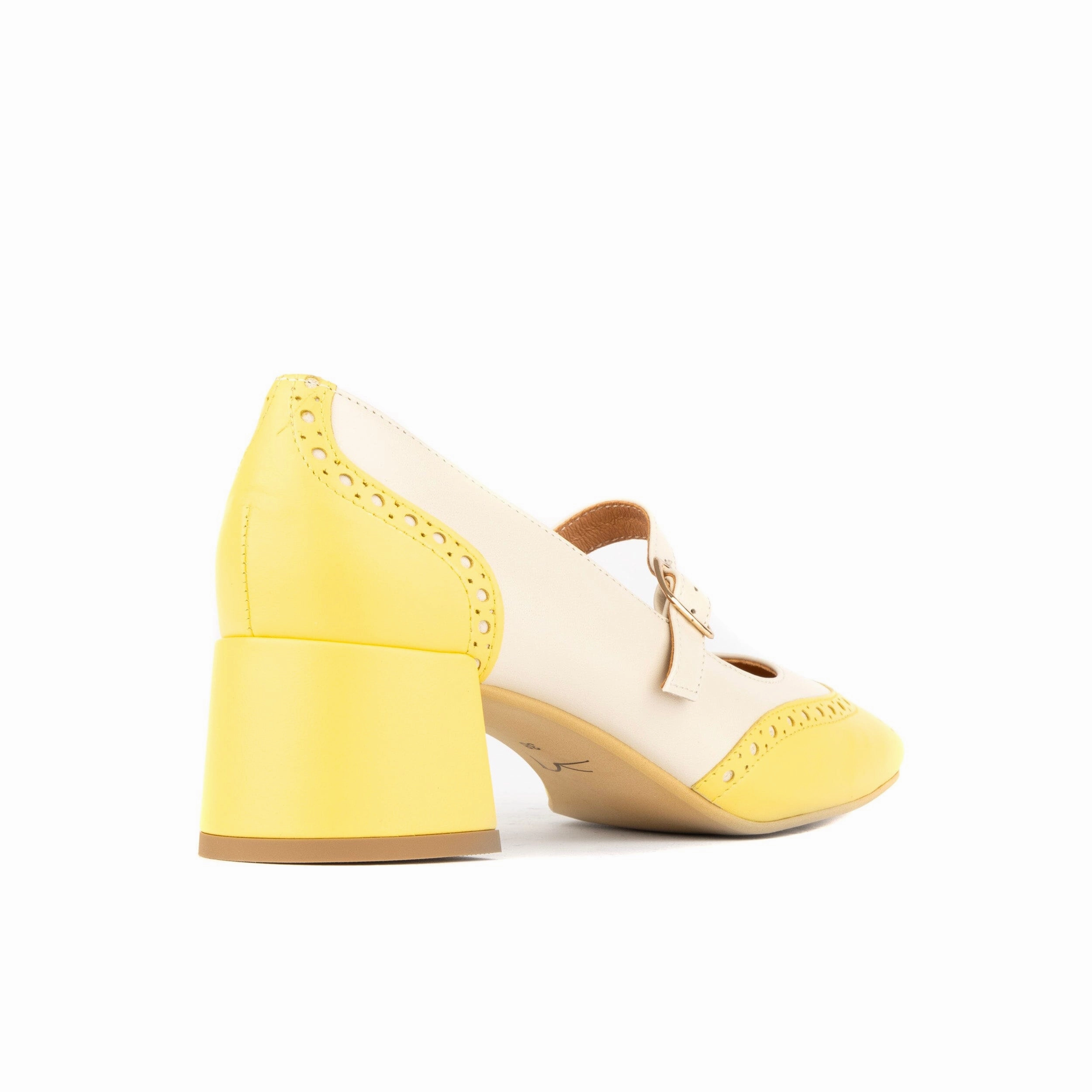 Mary Antoinette - Yellow & White Pastel
