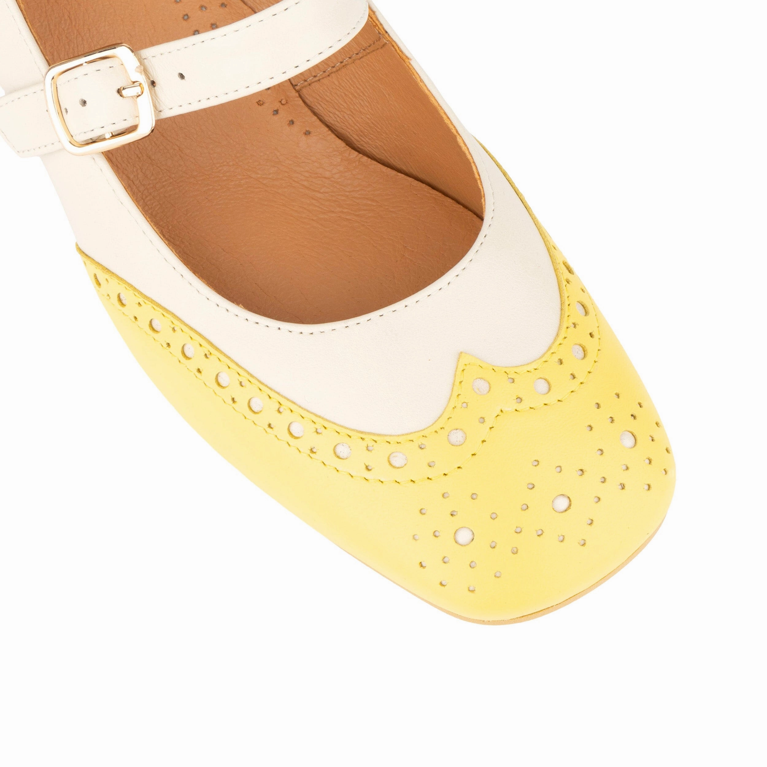 Mary Antoinette - Yellow & White Pastel