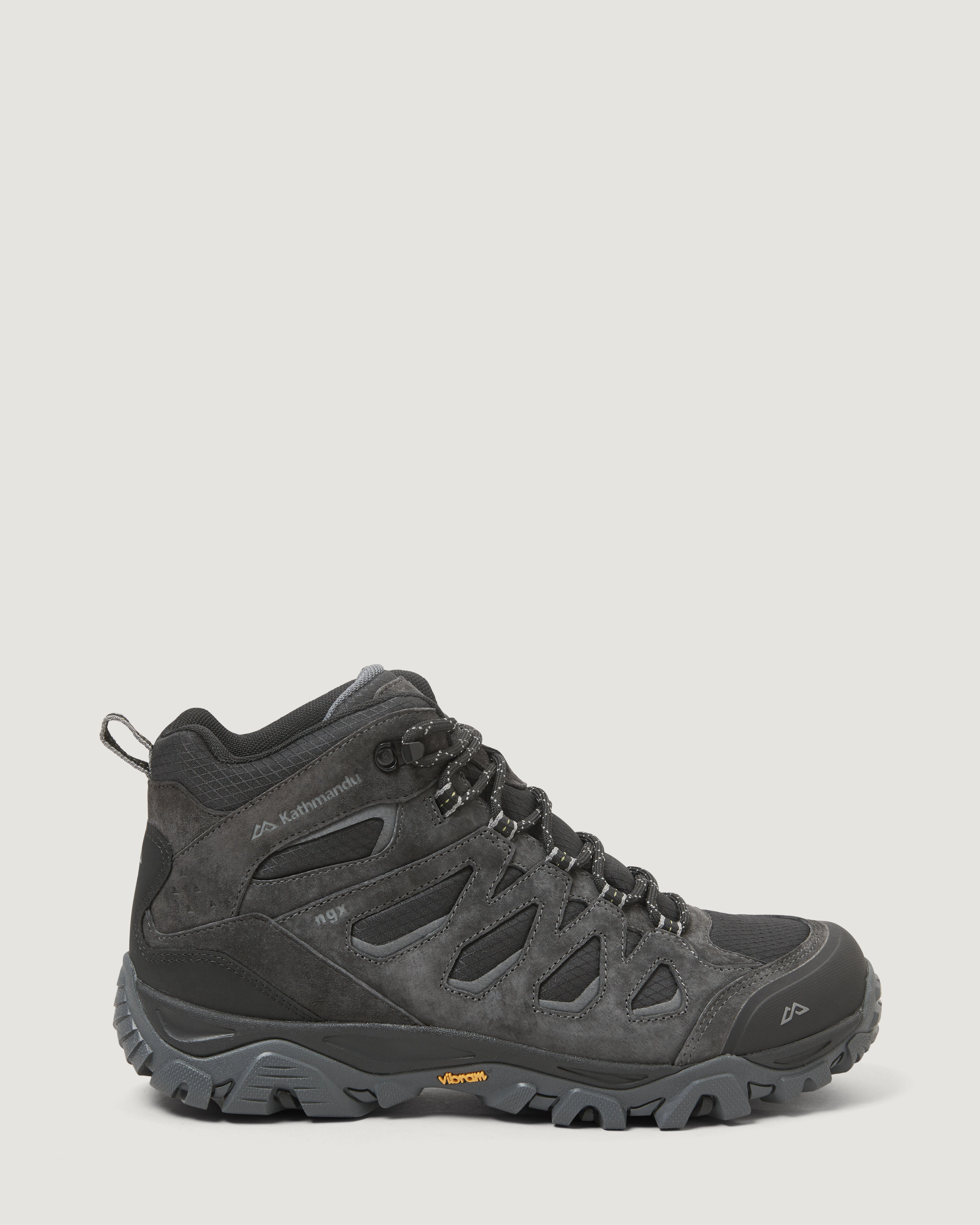 Men's Mornington Waterproof Mid Hiking Boots - Black/Black Sea