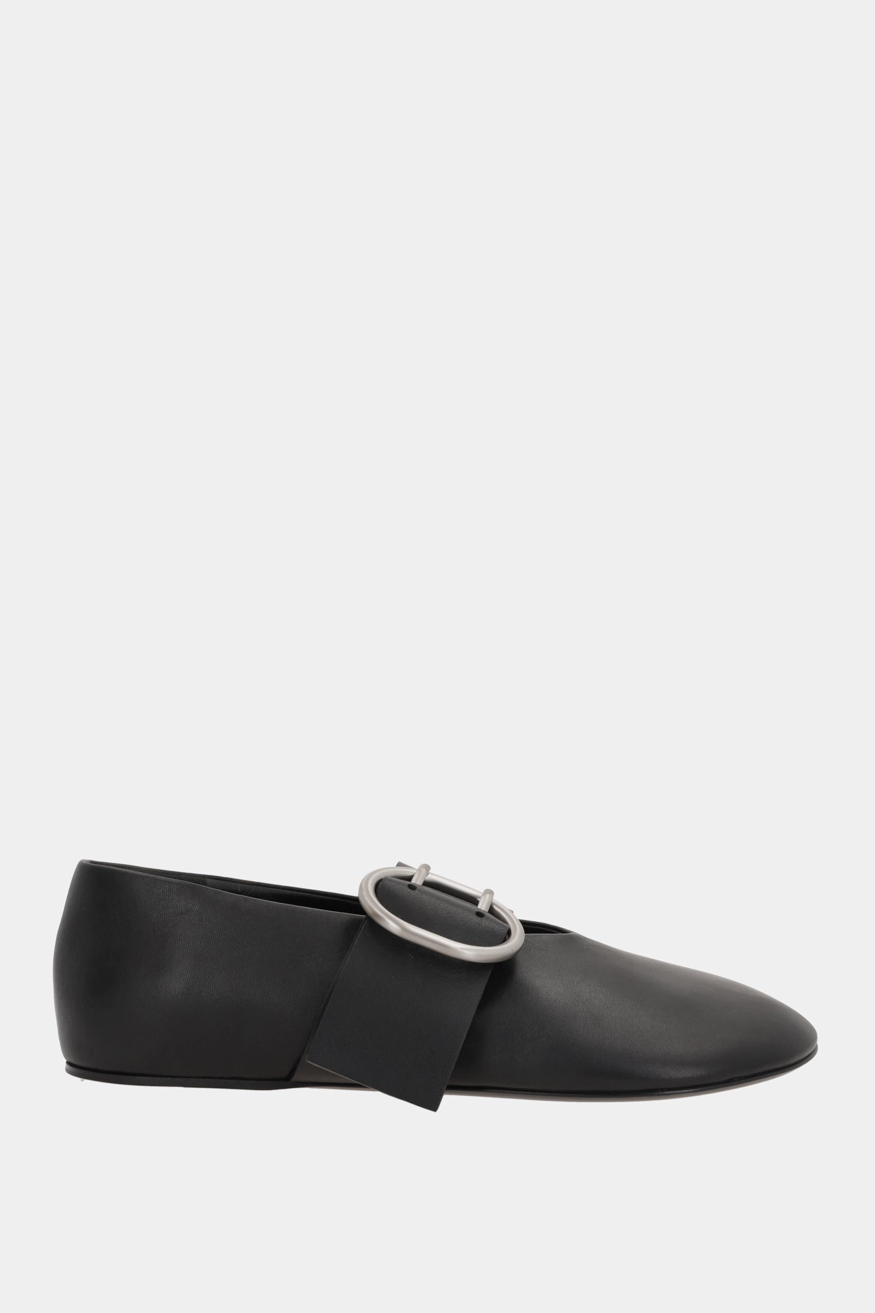 nappa ballerinas with Cannolo buckle