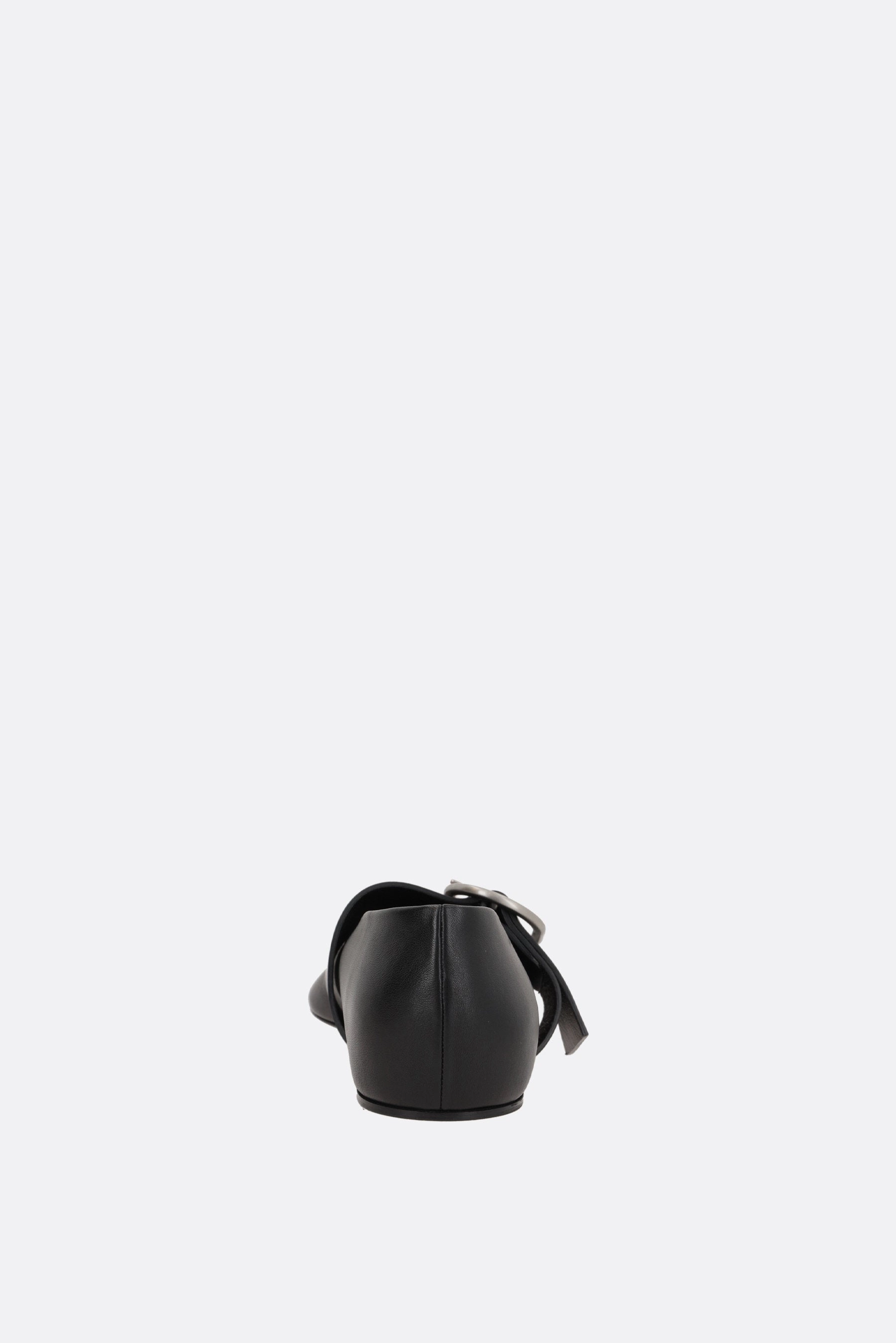 nappa ballerinas with Cannolo buckle