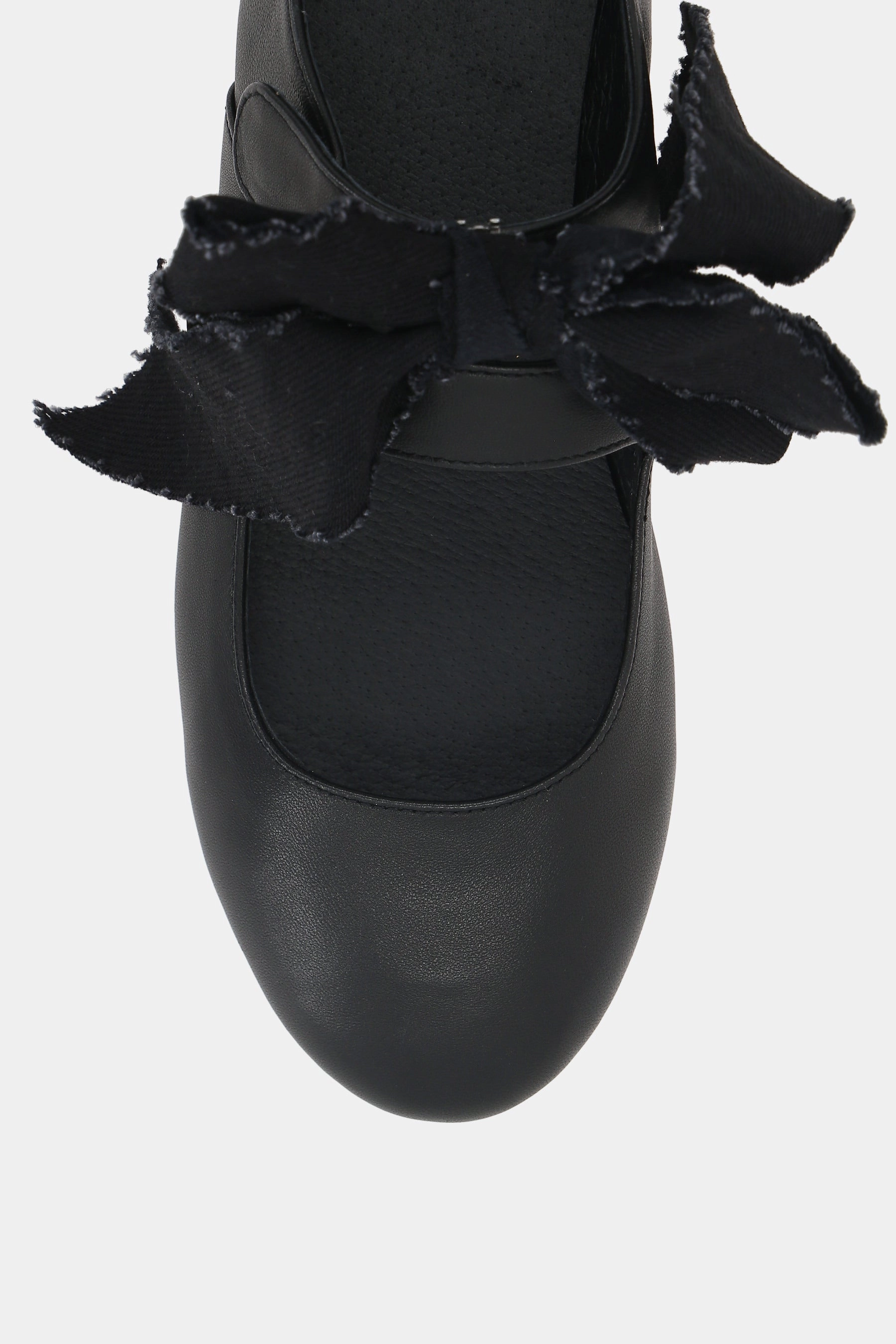 nappa mary-jane ballerinas with bow