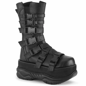 NEPTUNE-210  Black Vegan Leather