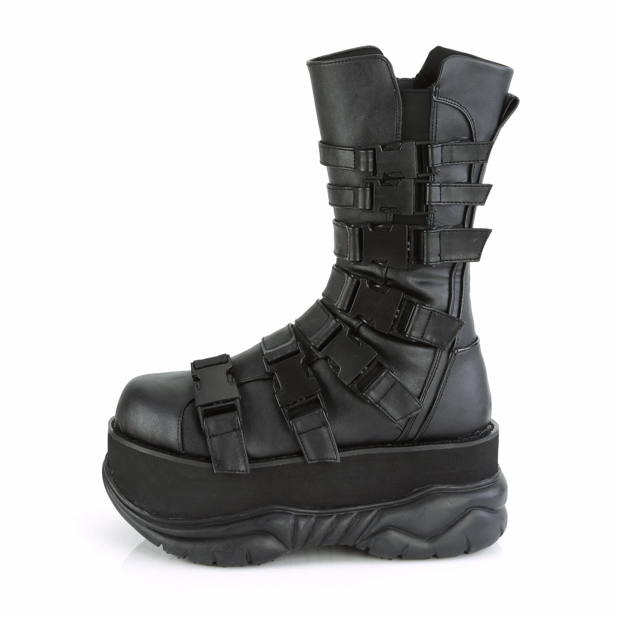 NEPTUNE-210  Black Vegan Leather