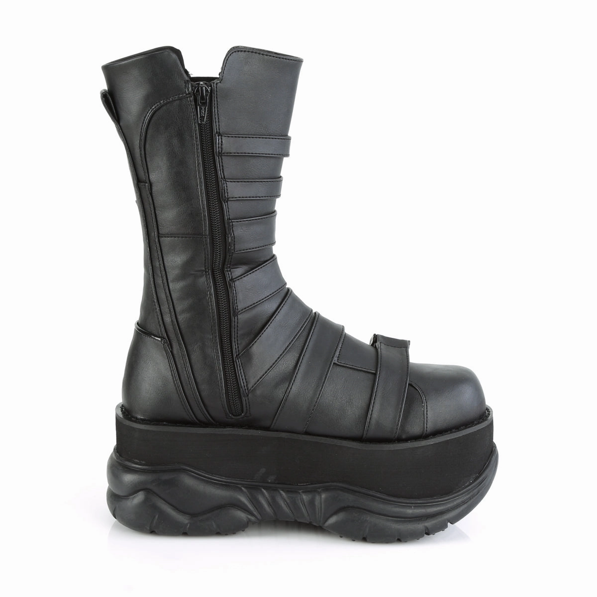 NEPTUNE-210  Black Vegan Leather
