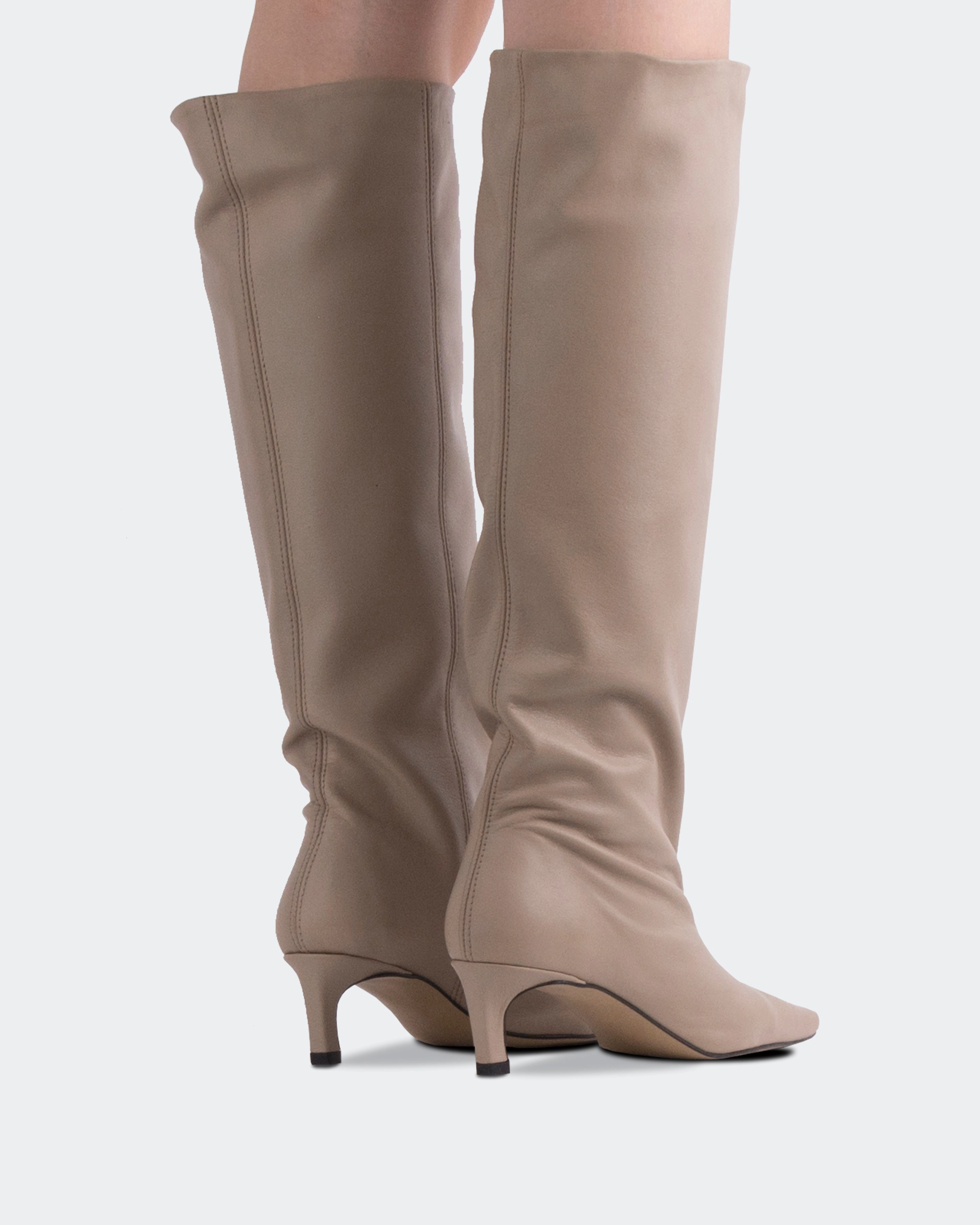 Omara Taupe Leather