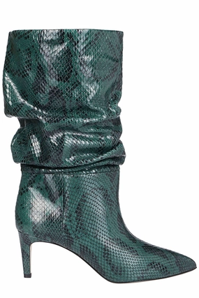 Paris Texas Embossed Ankle Boots