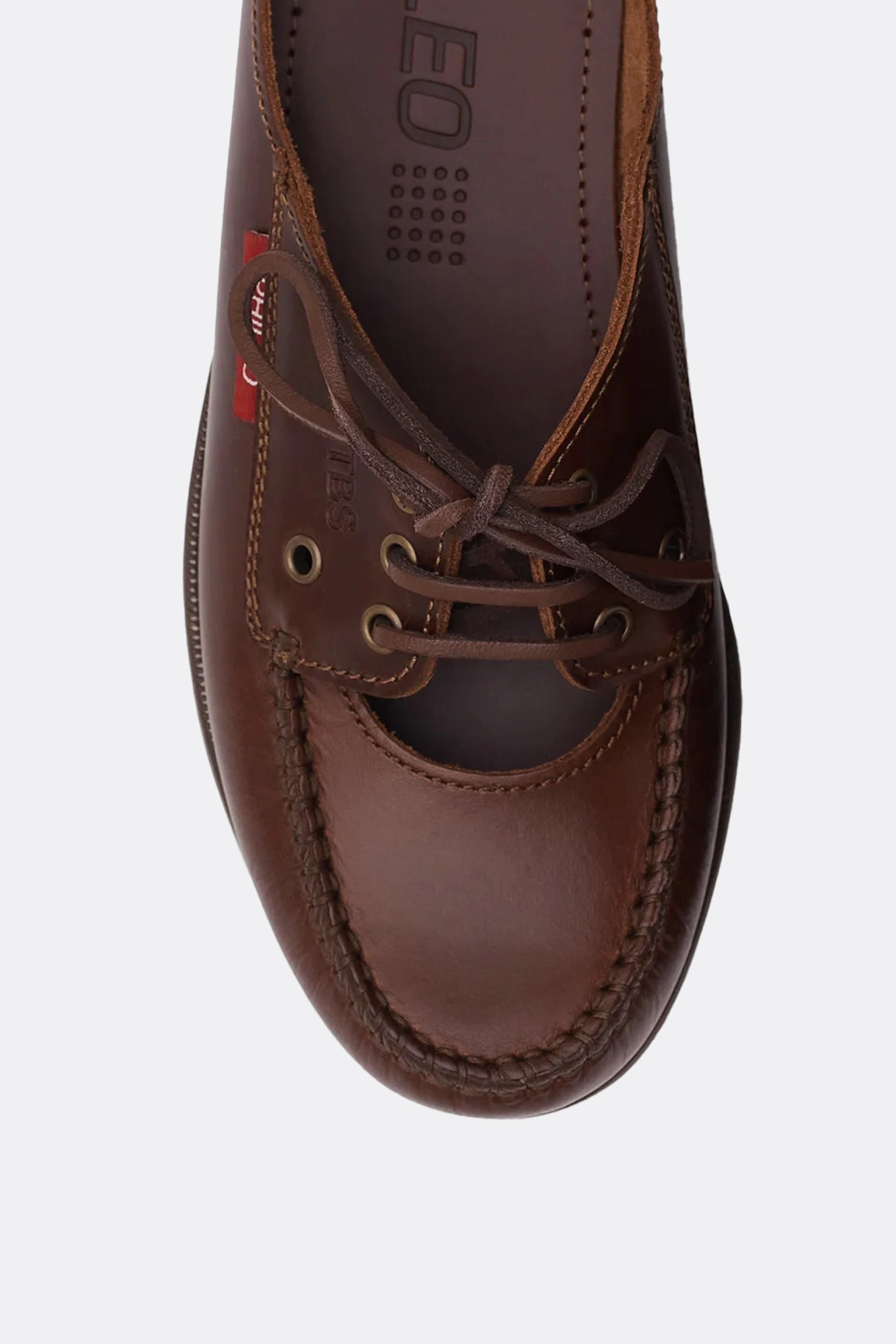 Phileo x TBS flat mules in smooth leather