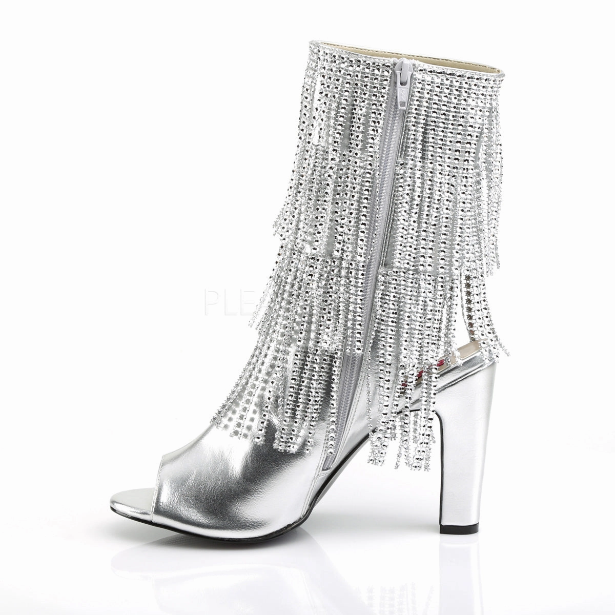 QUEEN-100  Silver Metallic Pu