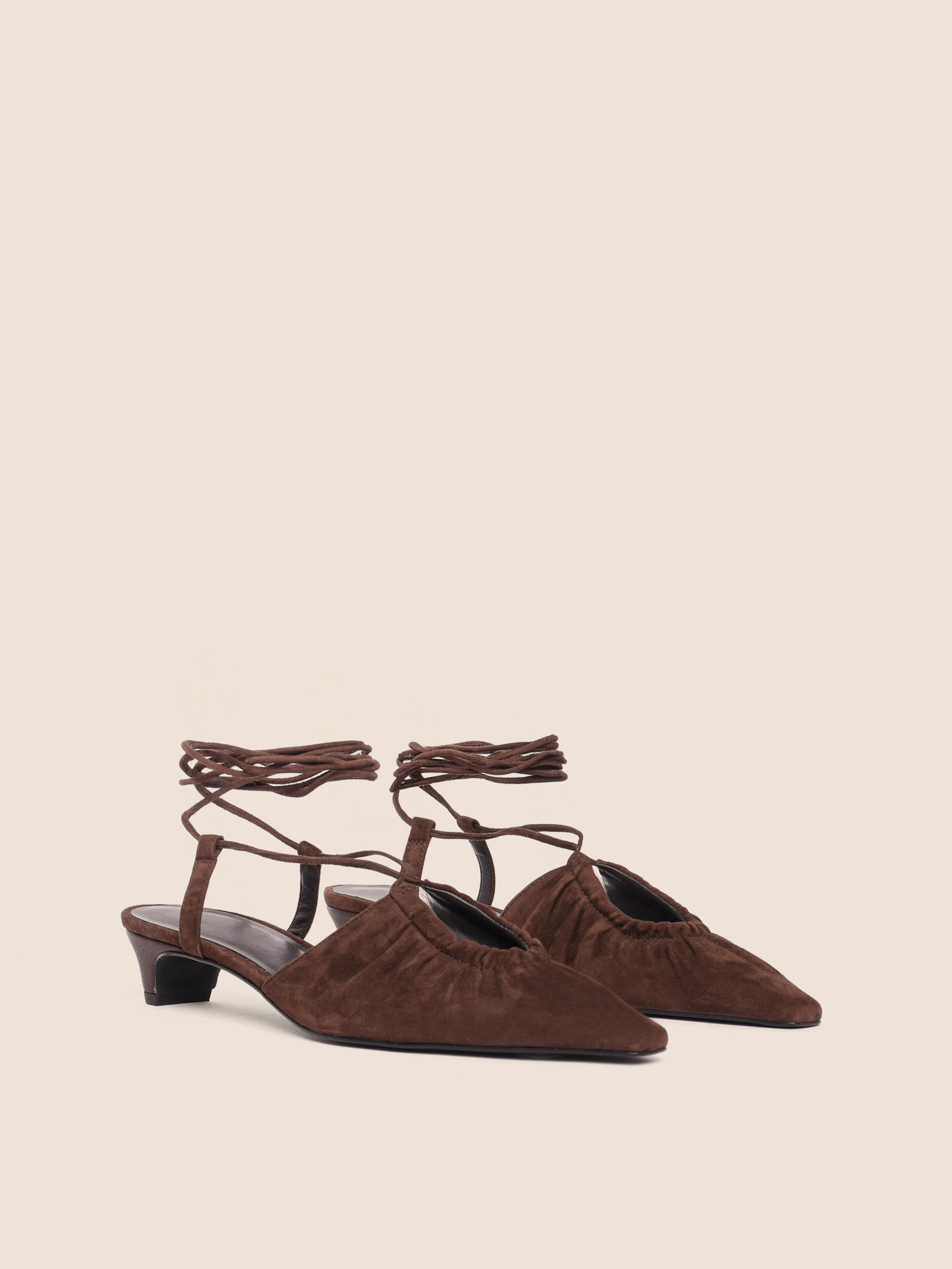 Rafael Brown Suede Pump