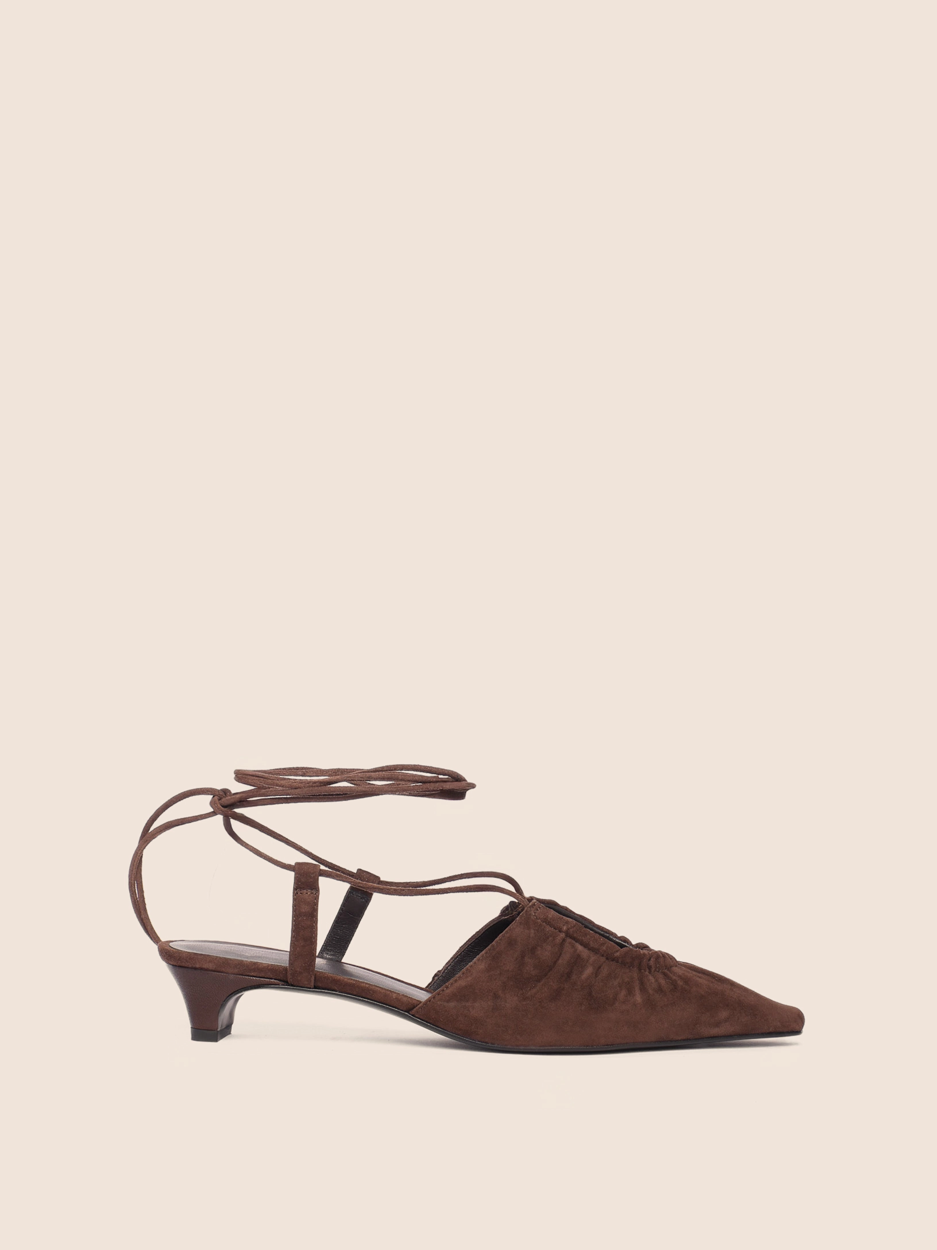 Rafael Brown Suede Pump