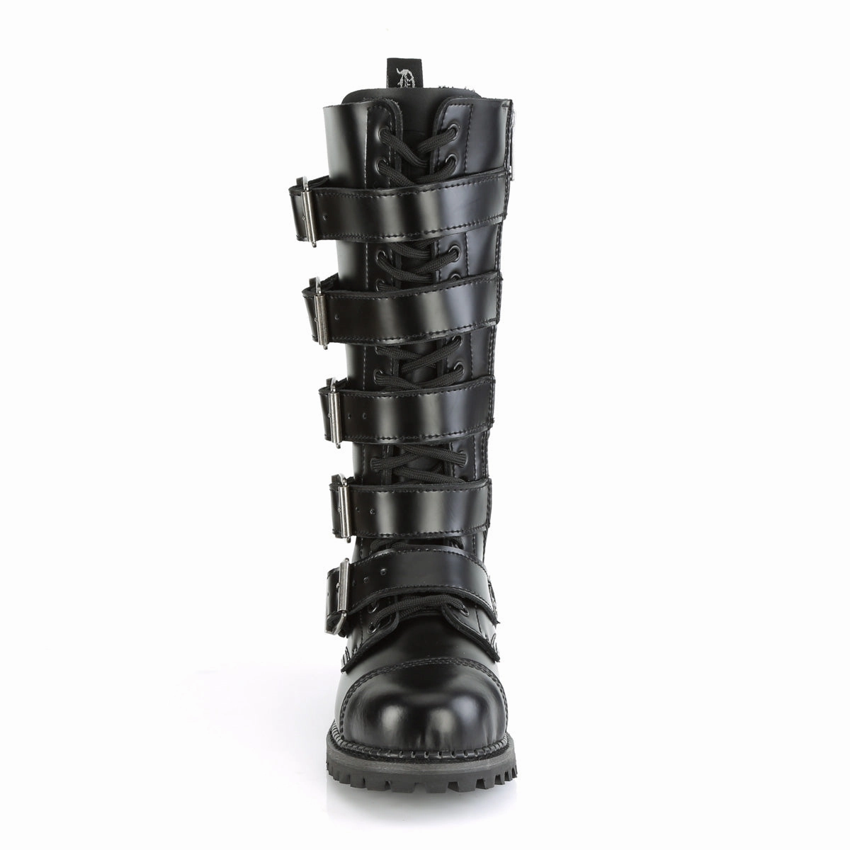 RIOT-18BK  Black Leather