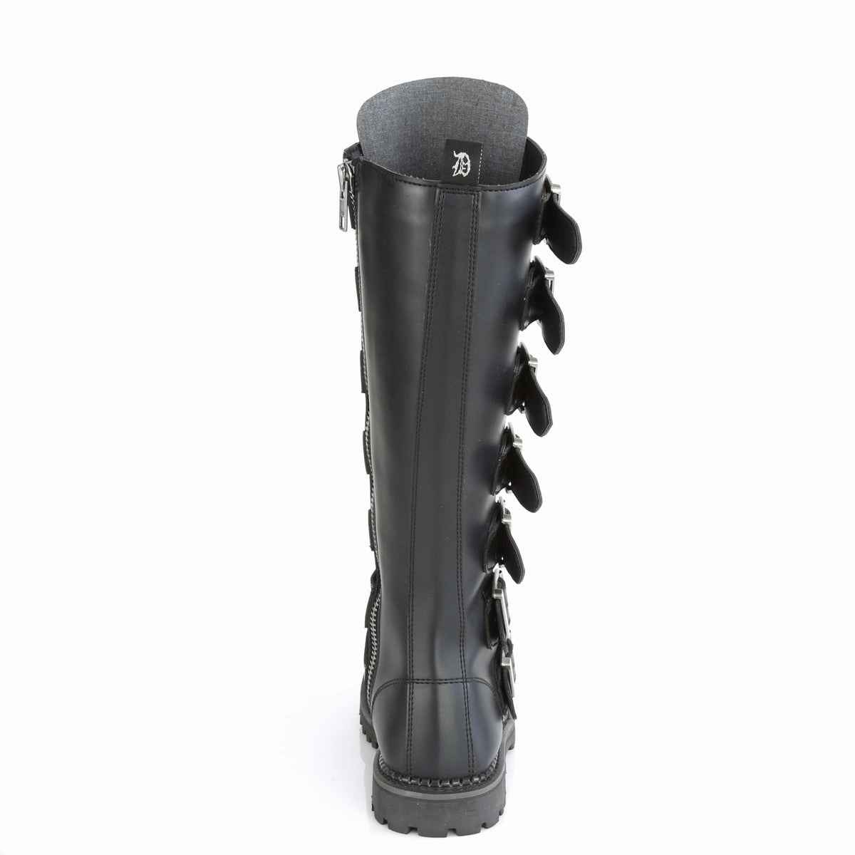 RIOT-21MP  Black Vegan Leather