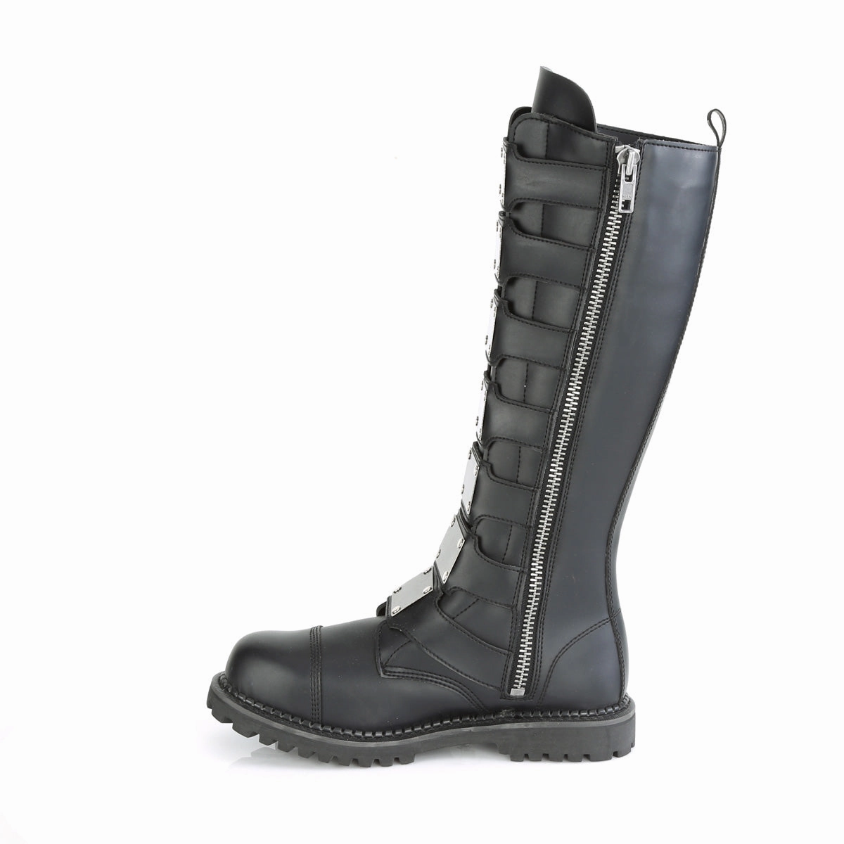 RIOT-21MP  Black Vegan Leather