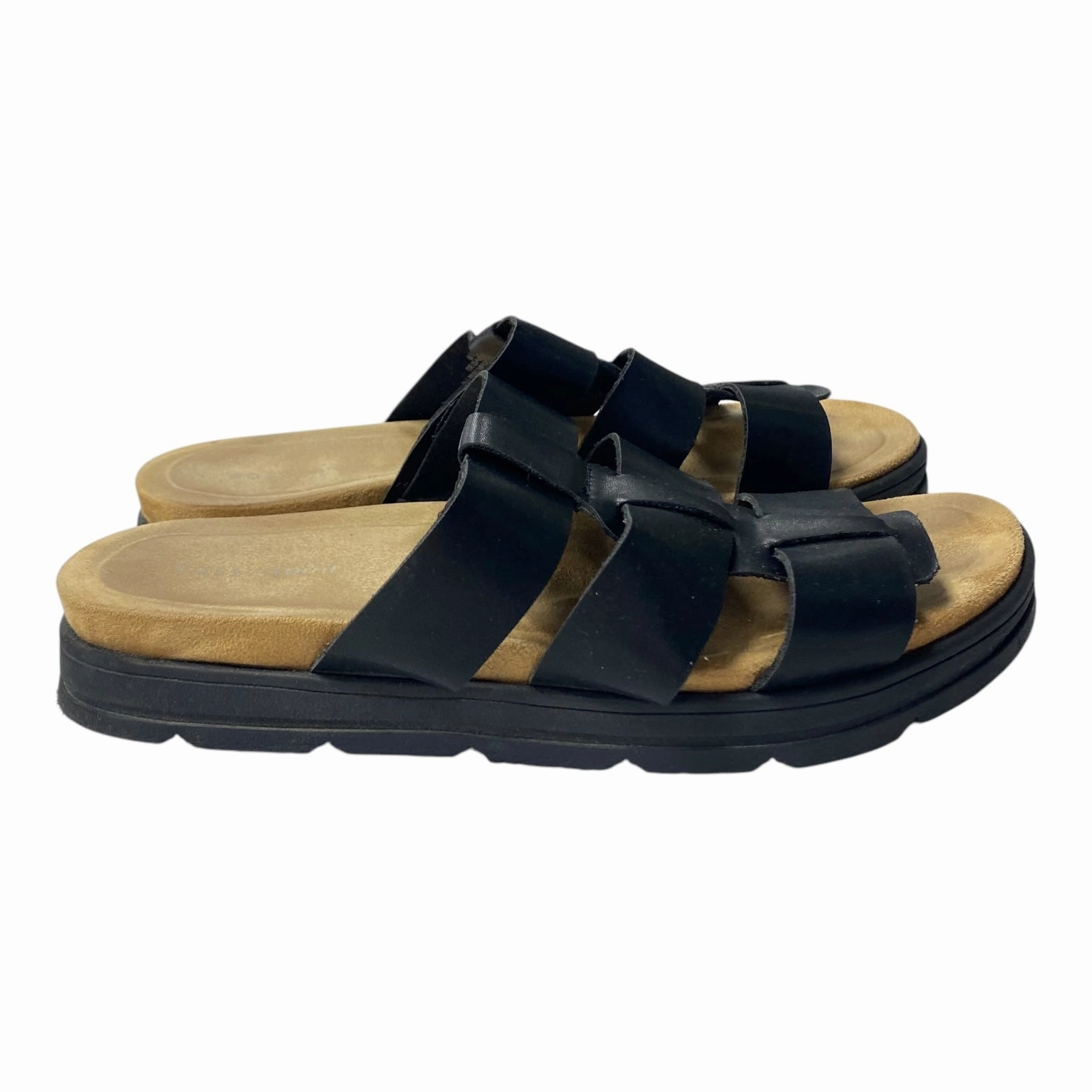 Sandals Flats By Easy Spirit In Black, Size:8.5