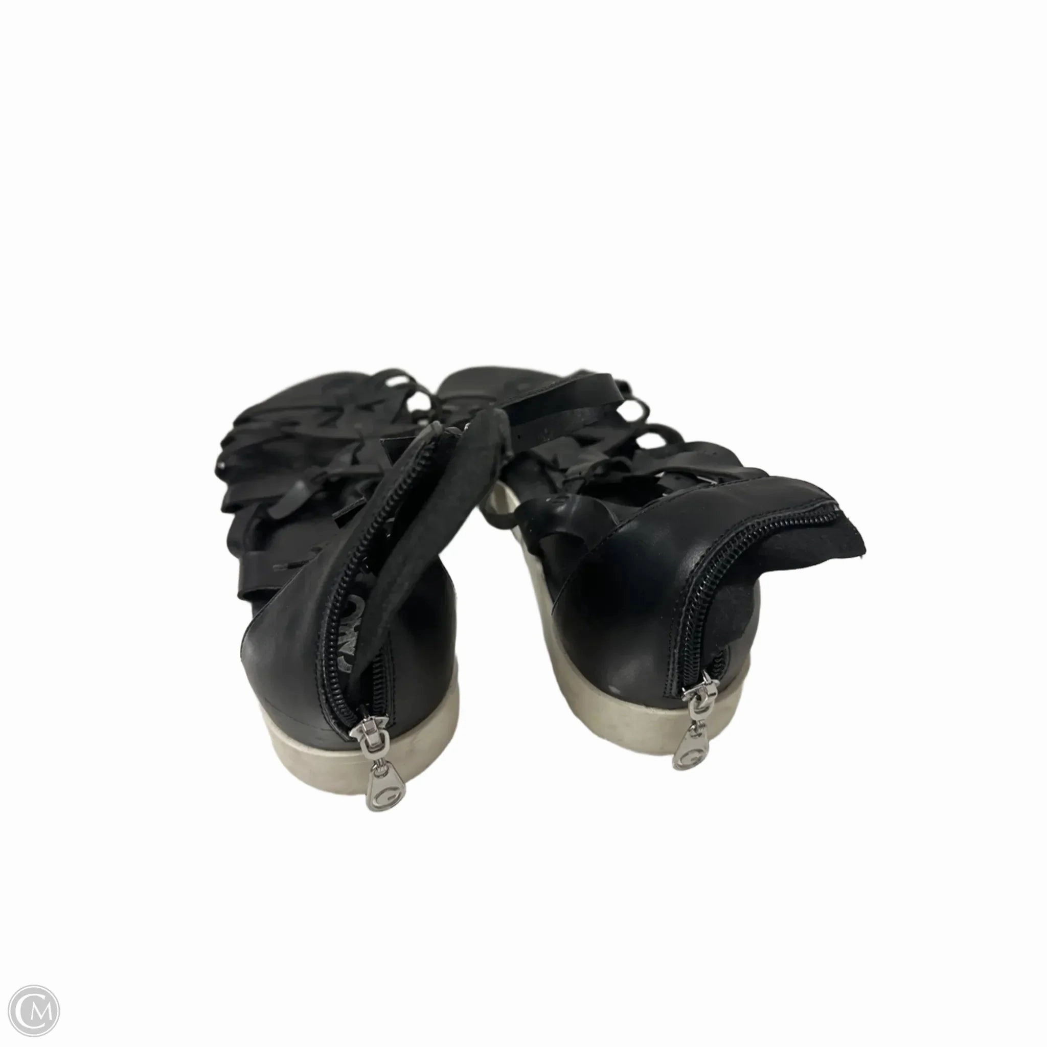 Sandals Flats By Guess In Black, Size: 8.5