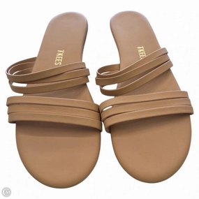 Sandals Flip Flops By Cmb In Tan, Size: 6