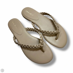 Sandals Flip Flops By Nine West In Beige, Size: 9