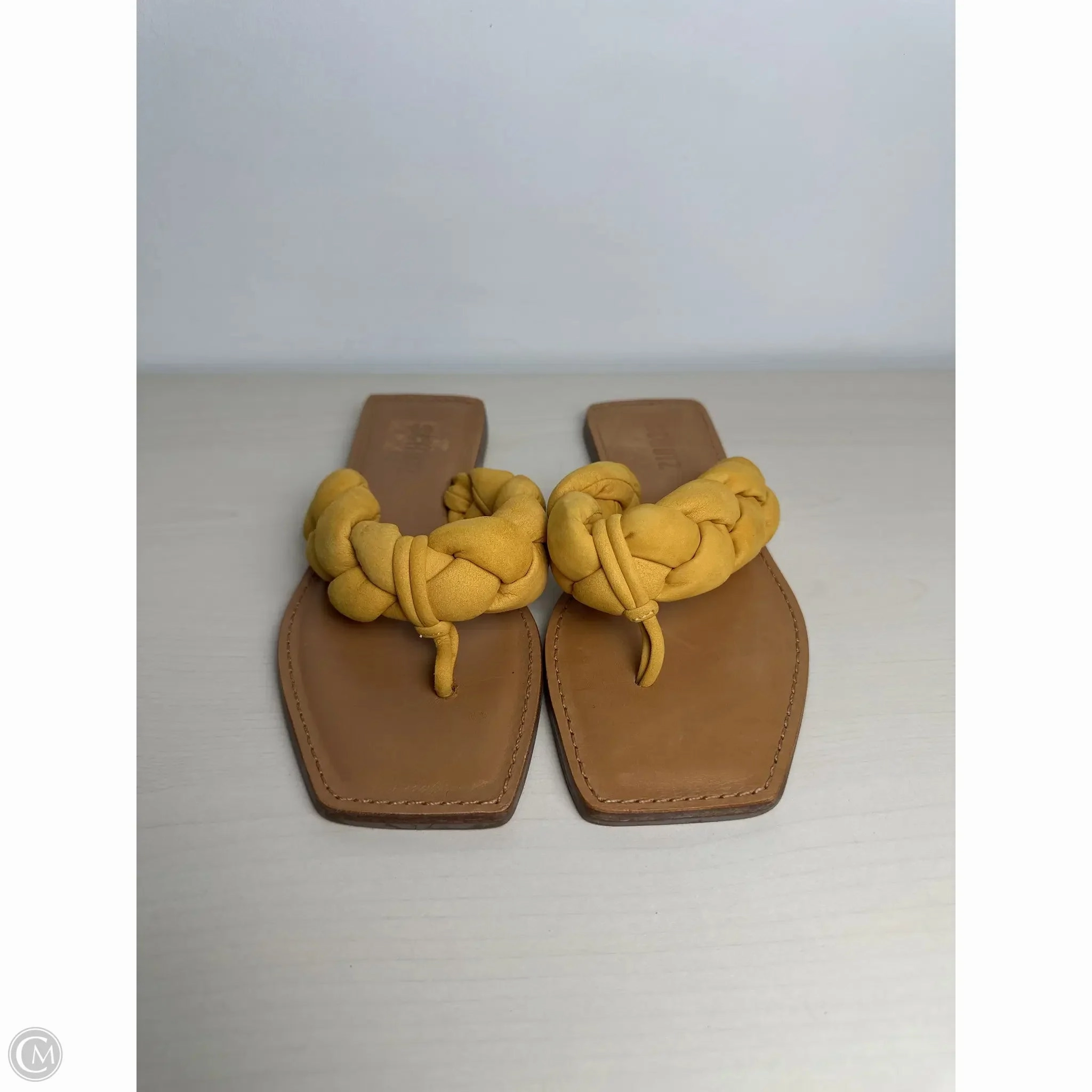 Sandals Flip Flops By SCHUTZ In Yellow, Size: 7