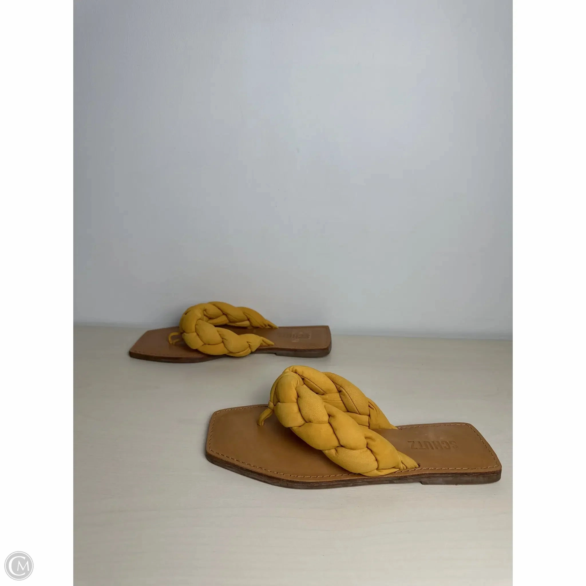 Sandals Flip Flops By SCHUTZ In Yellow, Size: 7