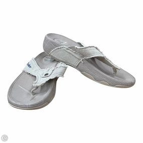 Sandals Flip Flops By Skechers In Tan, Size: 8