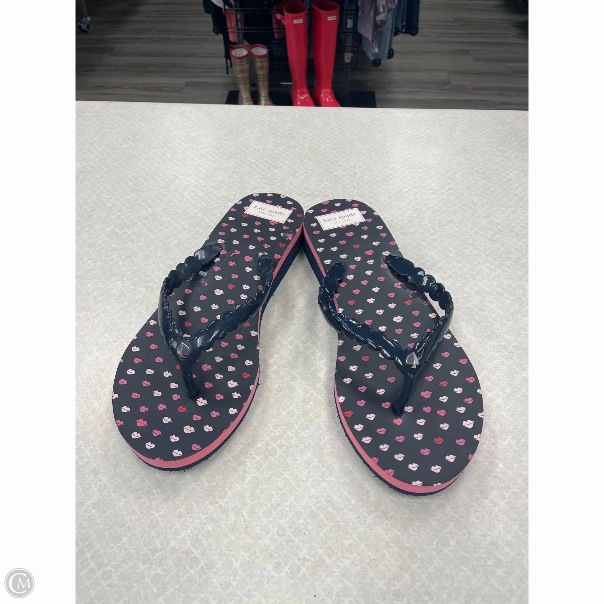 Sandals Flip Flops By Sperry In Black, Size: 10