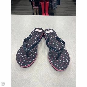 Sandals Flip Flops By Sperry In Black, Size: 10