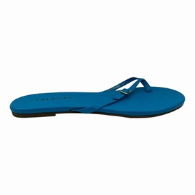 Sandals Flip Flops By Talbots In Blue, Size:7
