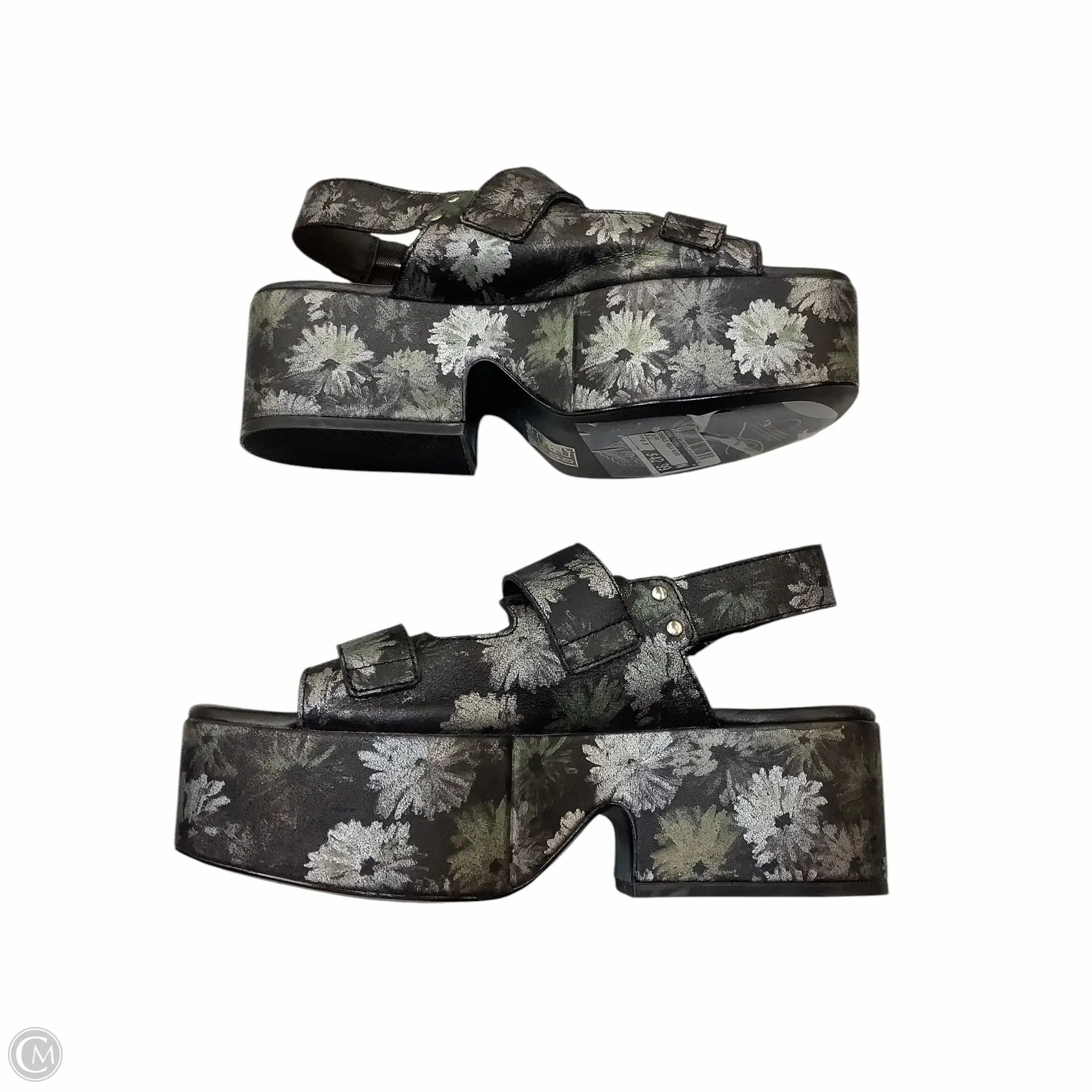 Sandals Heels Block By Free People In Black, Size: 8.5