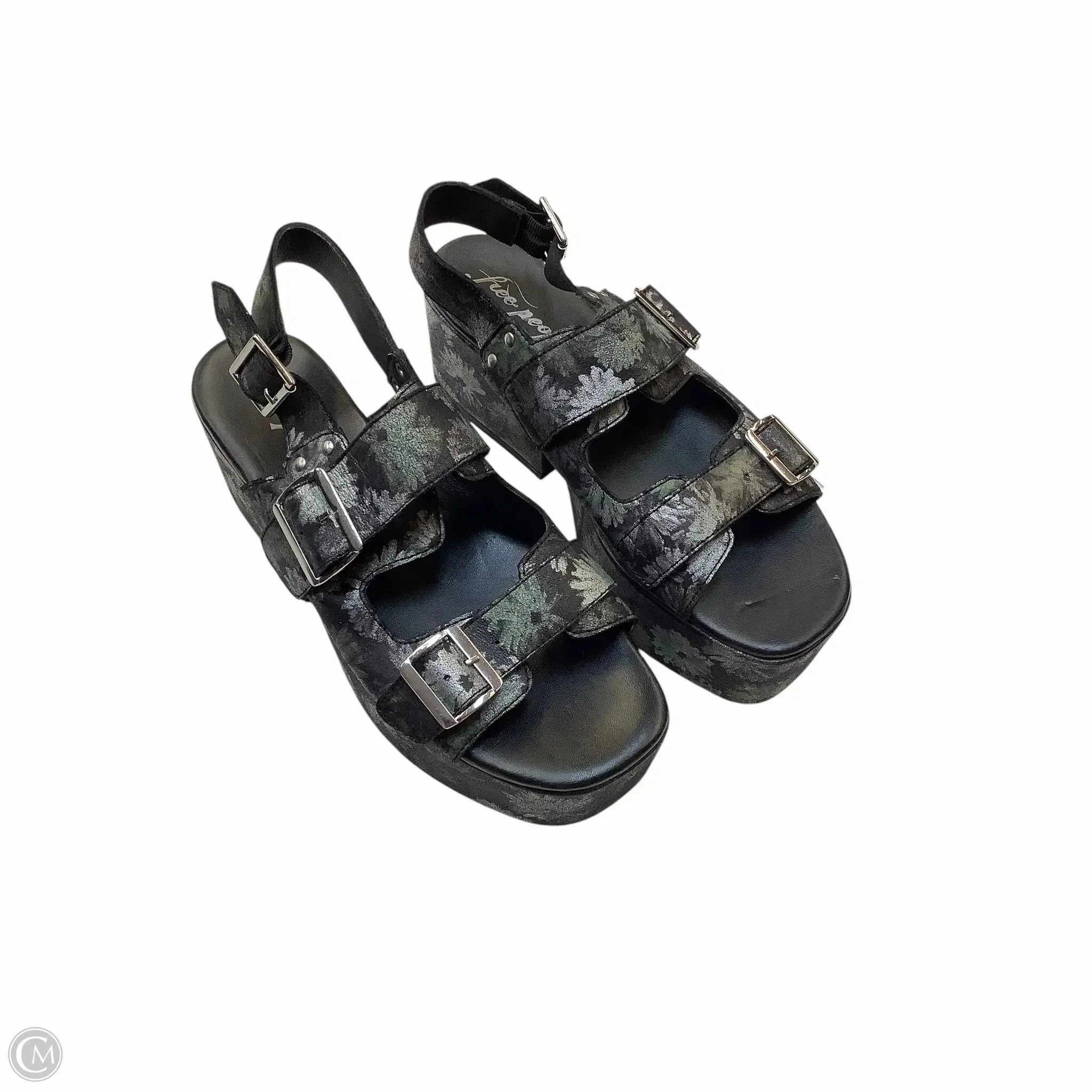 Sandals Heels Block By Free People In Black, Size: 8.5