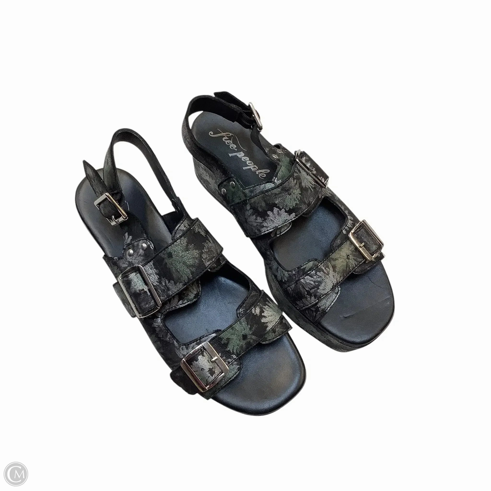 Sandals Heels Block By Free People In Black, Size: 8.5