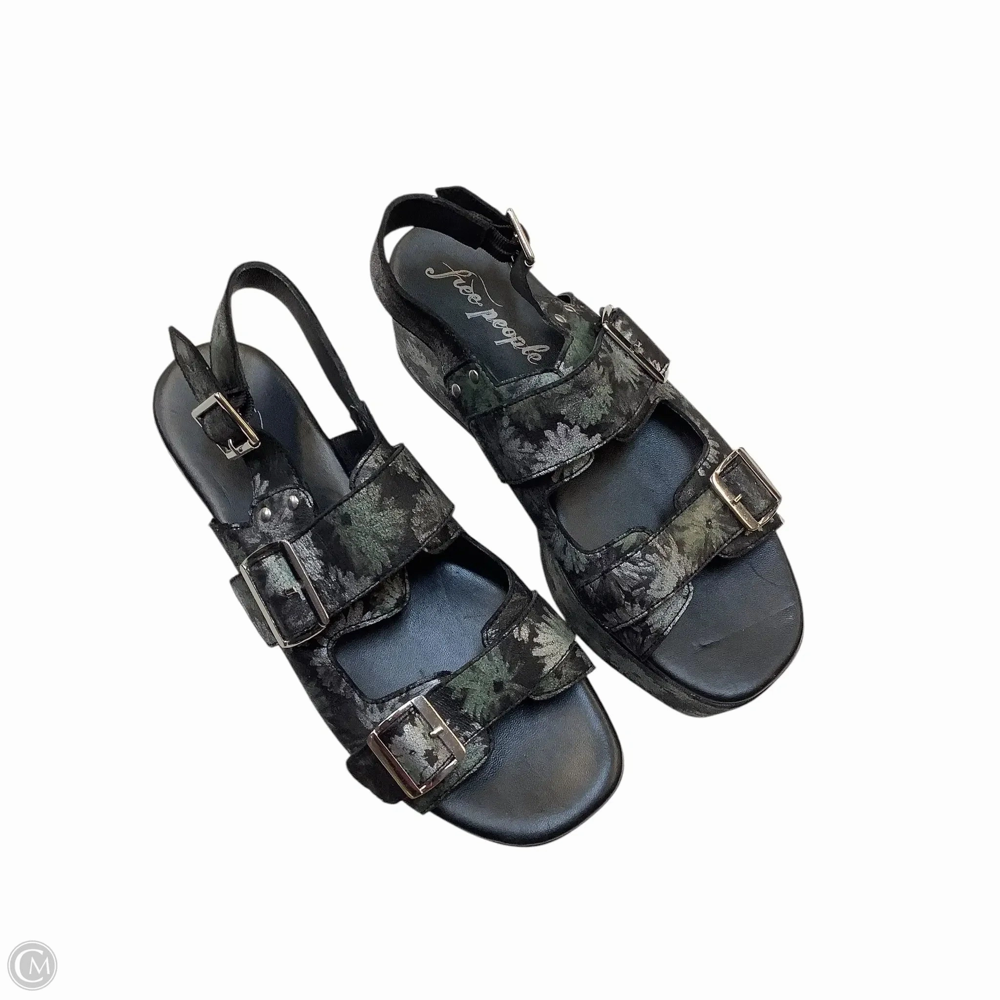 Sandals Heels Block By Free People In Black, Size: 8.5