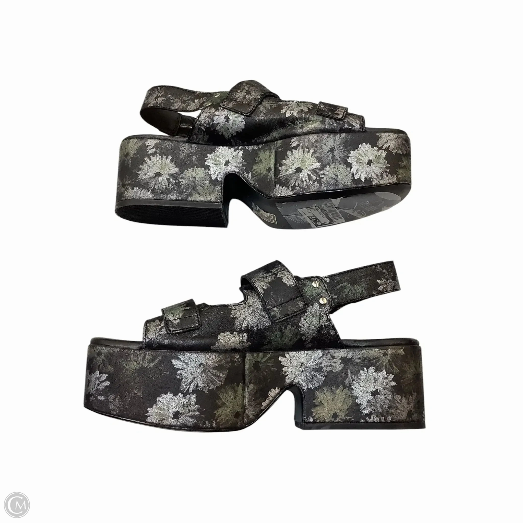 Sandals Heels Block By Free People In Black, Size: 8.5