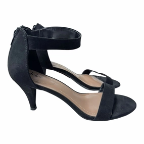 Sandals Heels Kitten By Style And Company In Black, Size:8