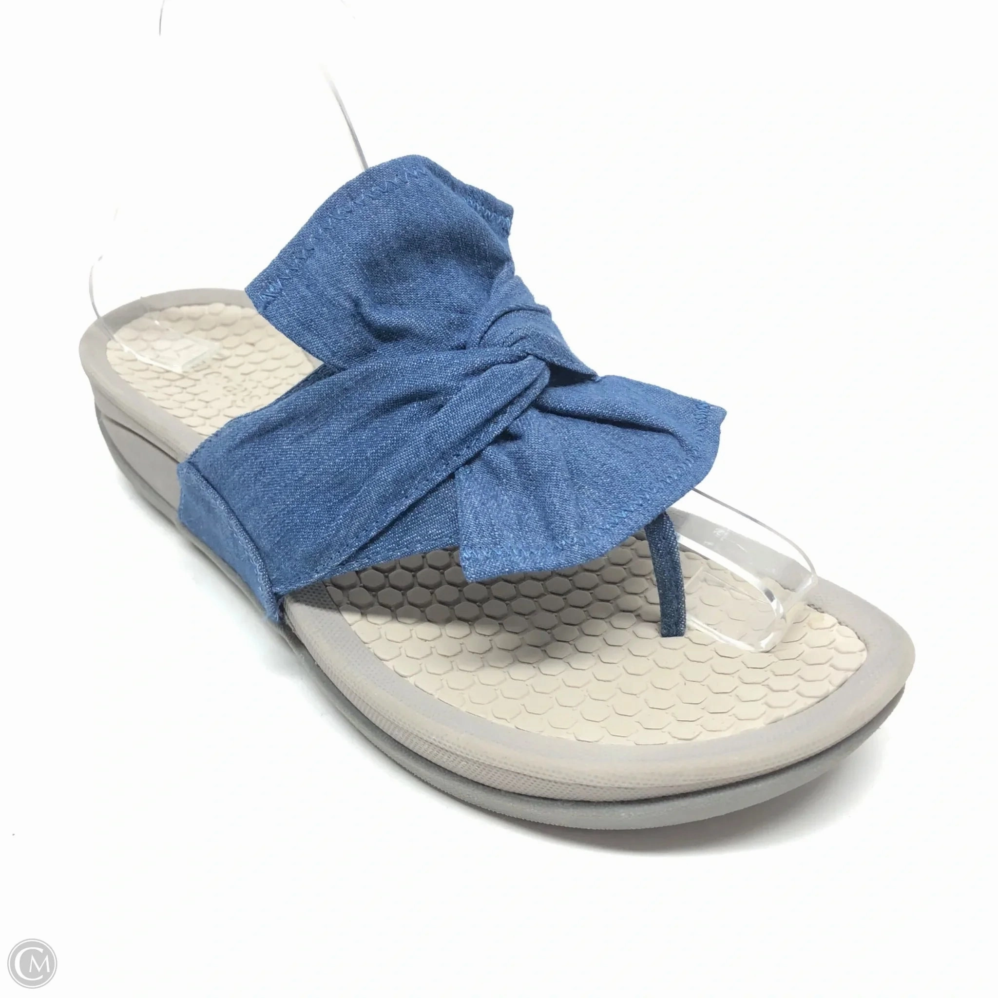 Sandals Heels Platform By Bare Traps In Blue, Size: 8